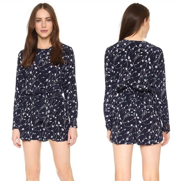 Club Monaco Yurtie silk romper - Picture 1 of 5